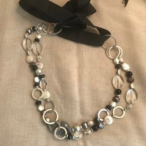 Stella and Dot silver necklace